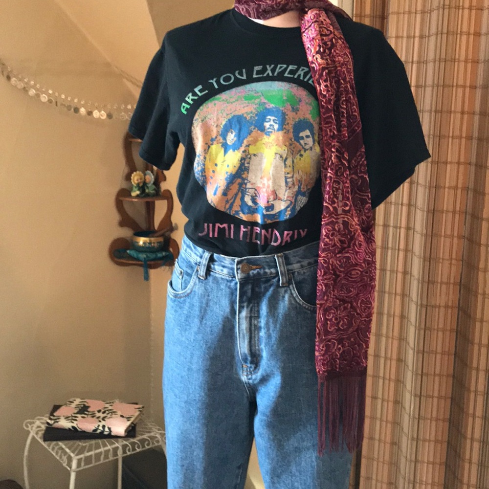 Jimi Hendrix crop tee